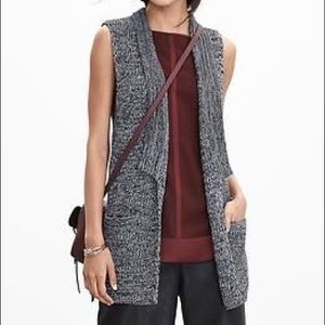 NWT Banana Republic Sleeveless Sweater Cardigan
